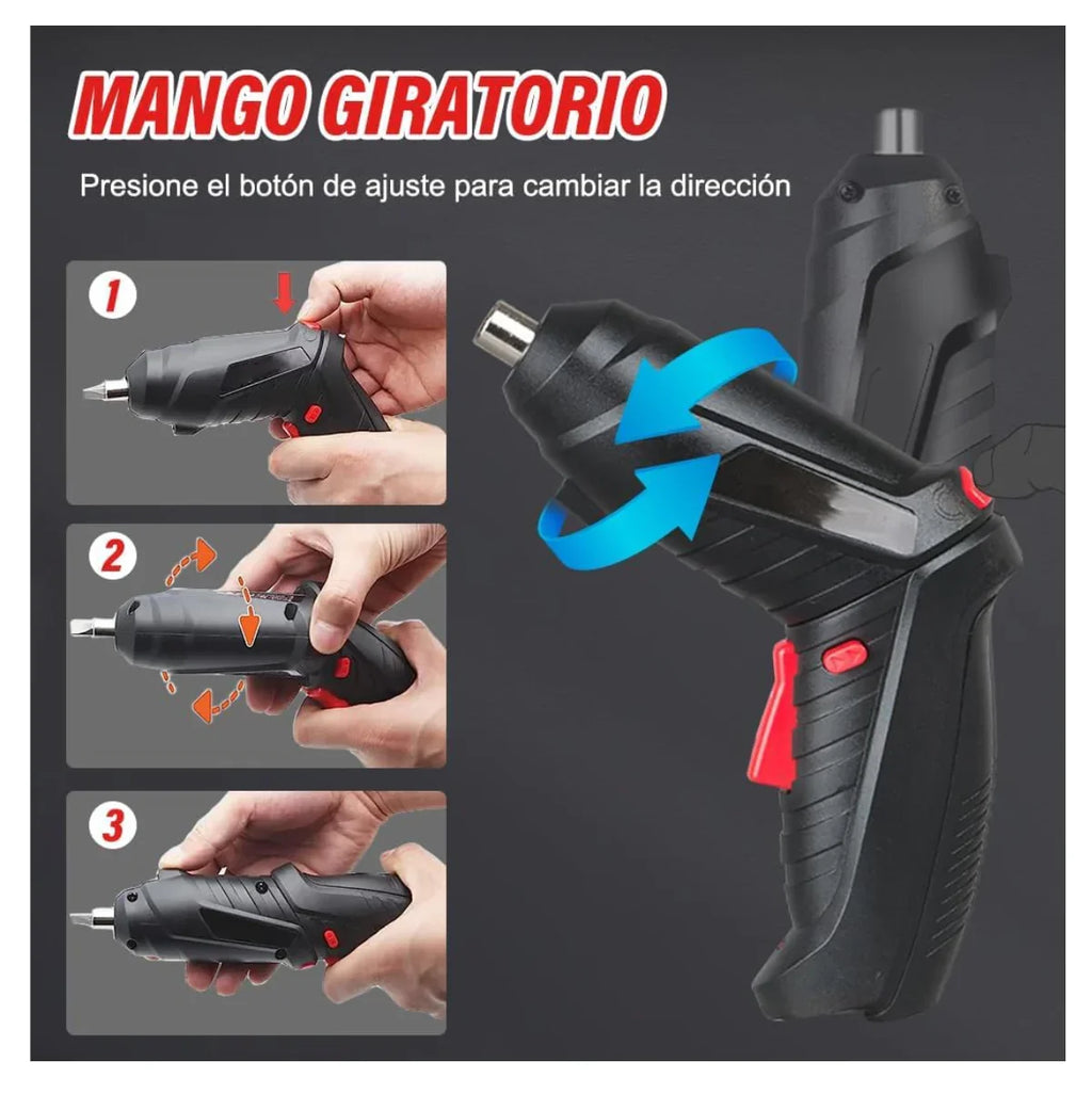 Destornillador Recargable 47Pzs Estuche