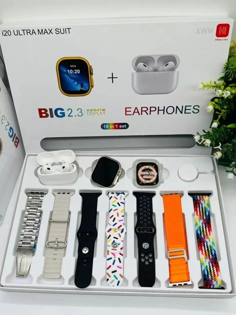 COMBO SMART WATCH RELOJ Y AUDIFONOS I20 - ÚLTIMAS UNIDADES ⌚🎧✨