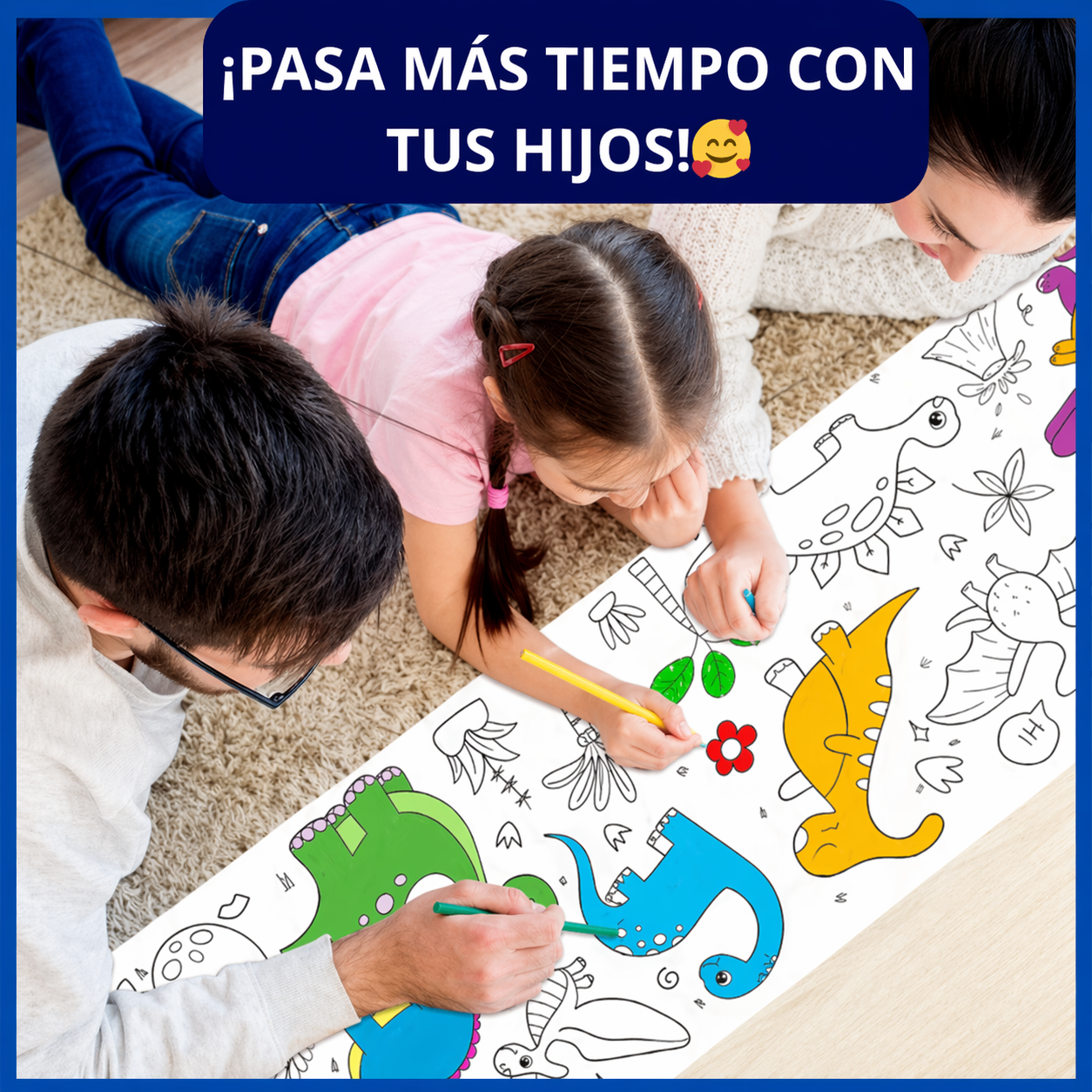 Oferta - Rollo Para Colorear De 3 Metros + Envio Grátis 🥳