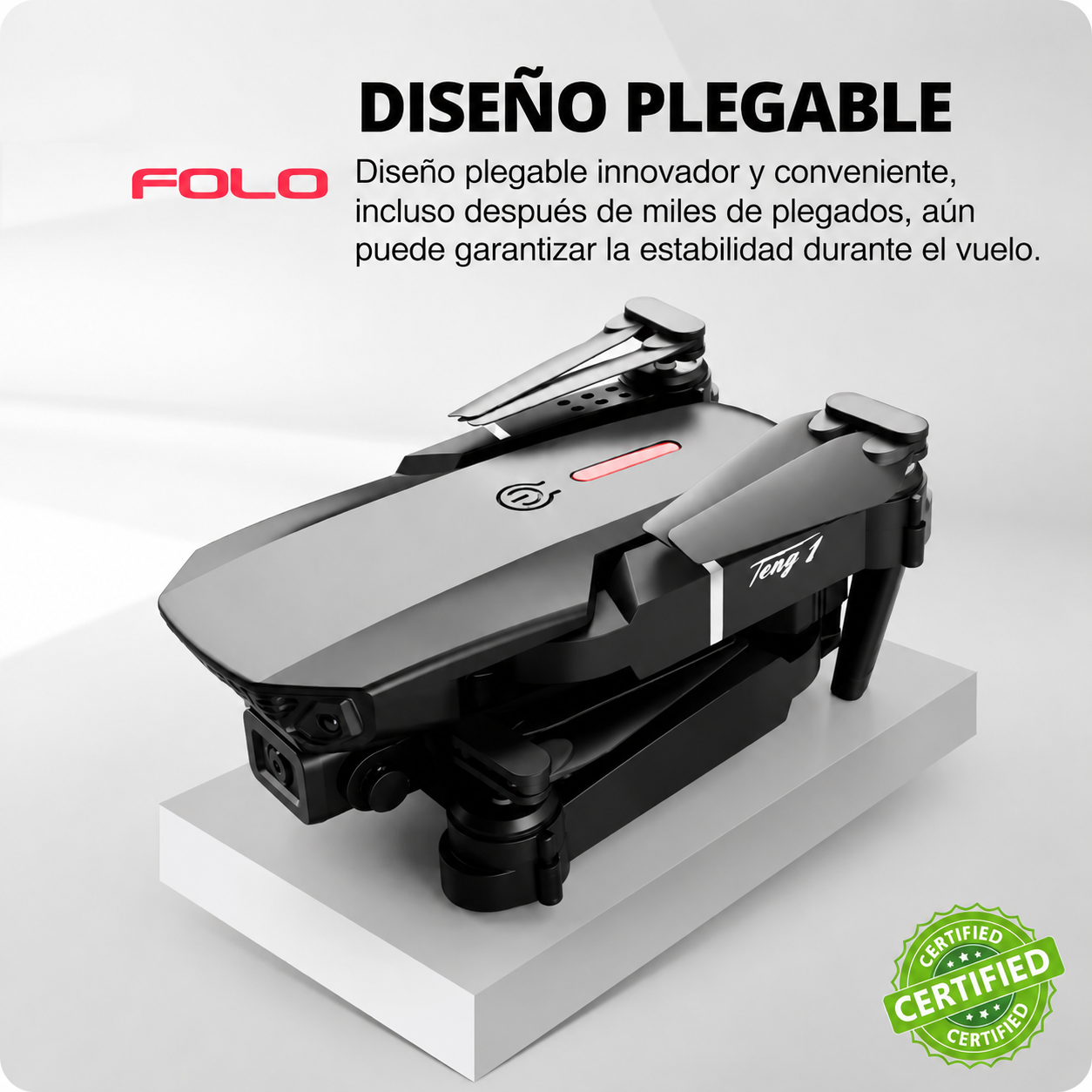 [OFERTA] - Dron E99 Max Sky Vision 4K + DOBLE BATERÍA + CONTROL PANTALLA CELULAR