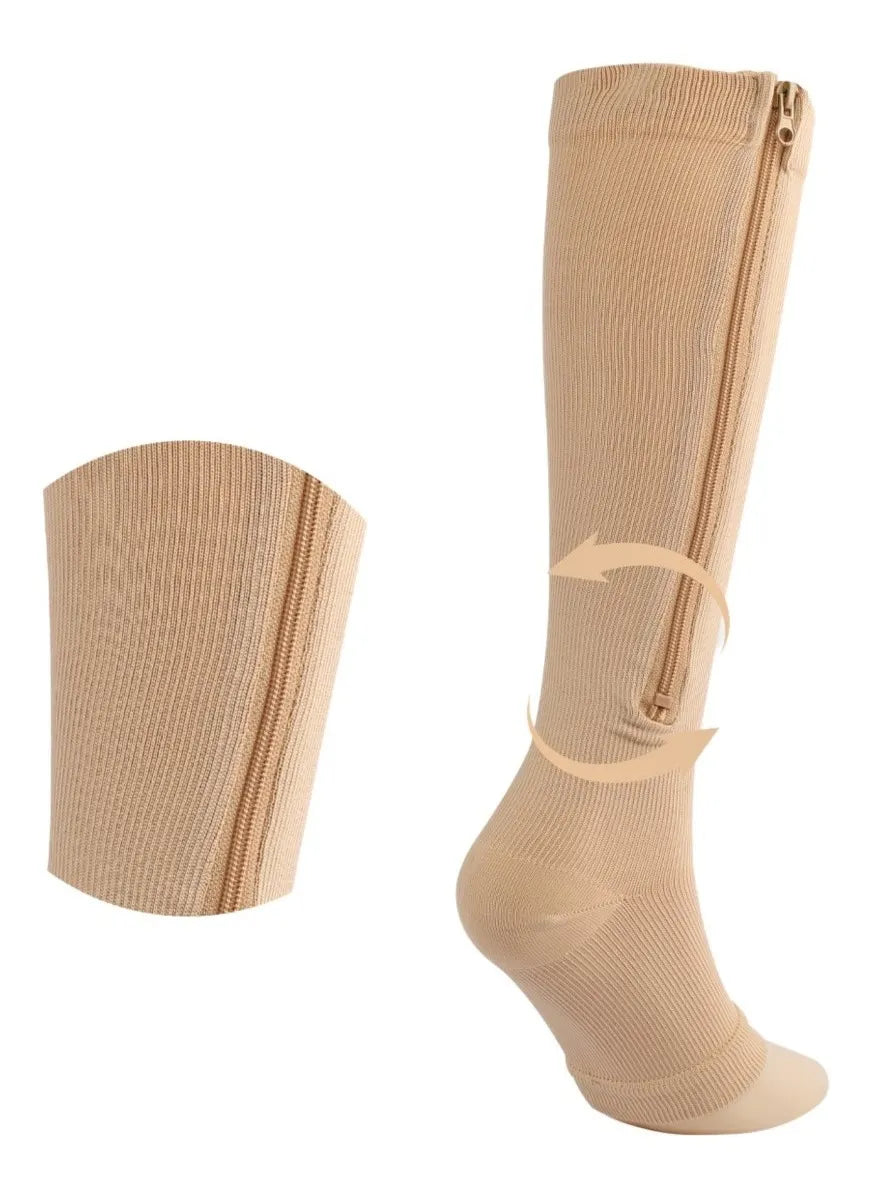 MEDIAS COMPRESIÓN CON CREMALLERA ✨🧦