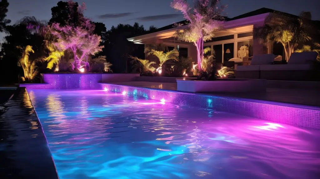 Kit de iluminación RGB para piscinas - Inalámbrico con control remoto ⭐