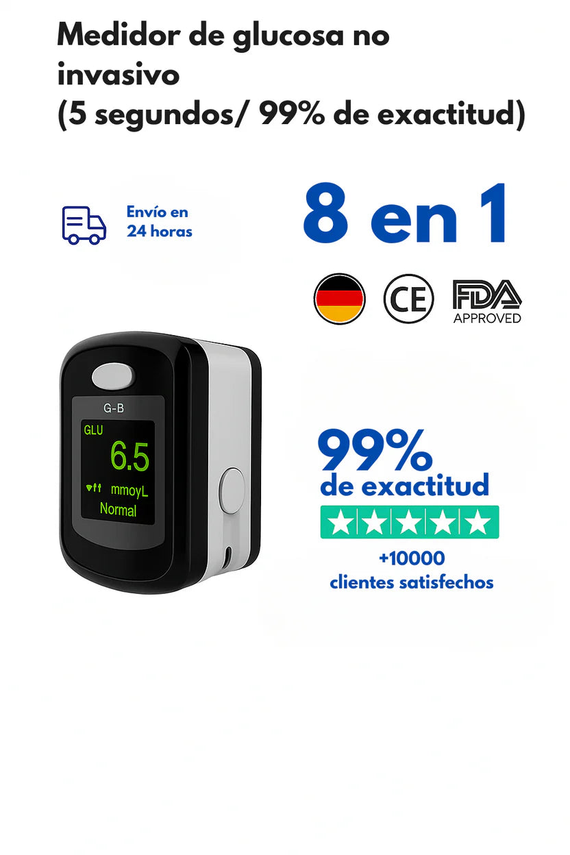 GlucoMax - Monitor glucosa sin pinchazos GG