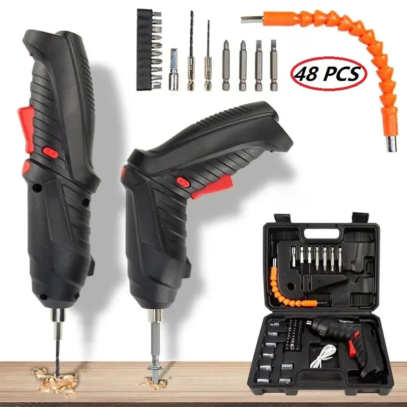 Destornillador Recargable 47Pzs Estuche