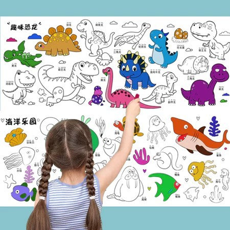Oferta - Rollo Para Colorear De 3 Metros + Envio Grátis 🥳