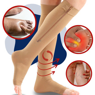 MEDIAS COMPRESIÓN CON CREMALLERA ✨🧦